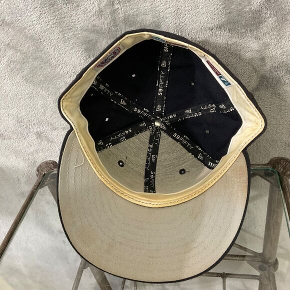 Vintage Round Rock Express MILB New Era fitted 7 1/4 Black/Red patch Cap Hat USA - Picture 8 of 8